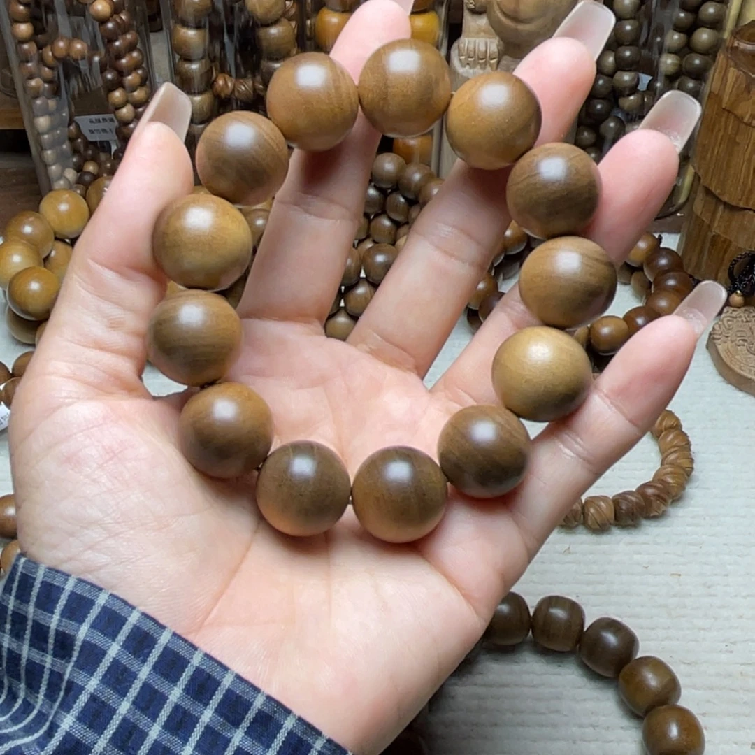 檀香木手串/手链印度老山檀香1.8不沉