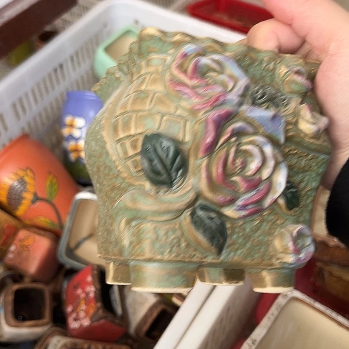 粗陶材质多肉花盆