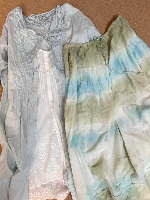 野赤子复古屋古着连衣裙日系文艺森系少女