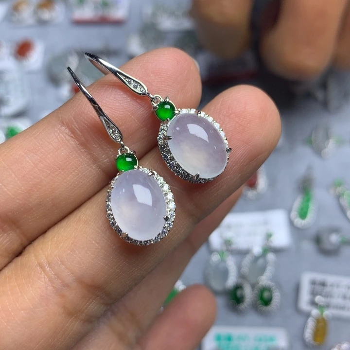 翡翠未镶嵌戒指银托