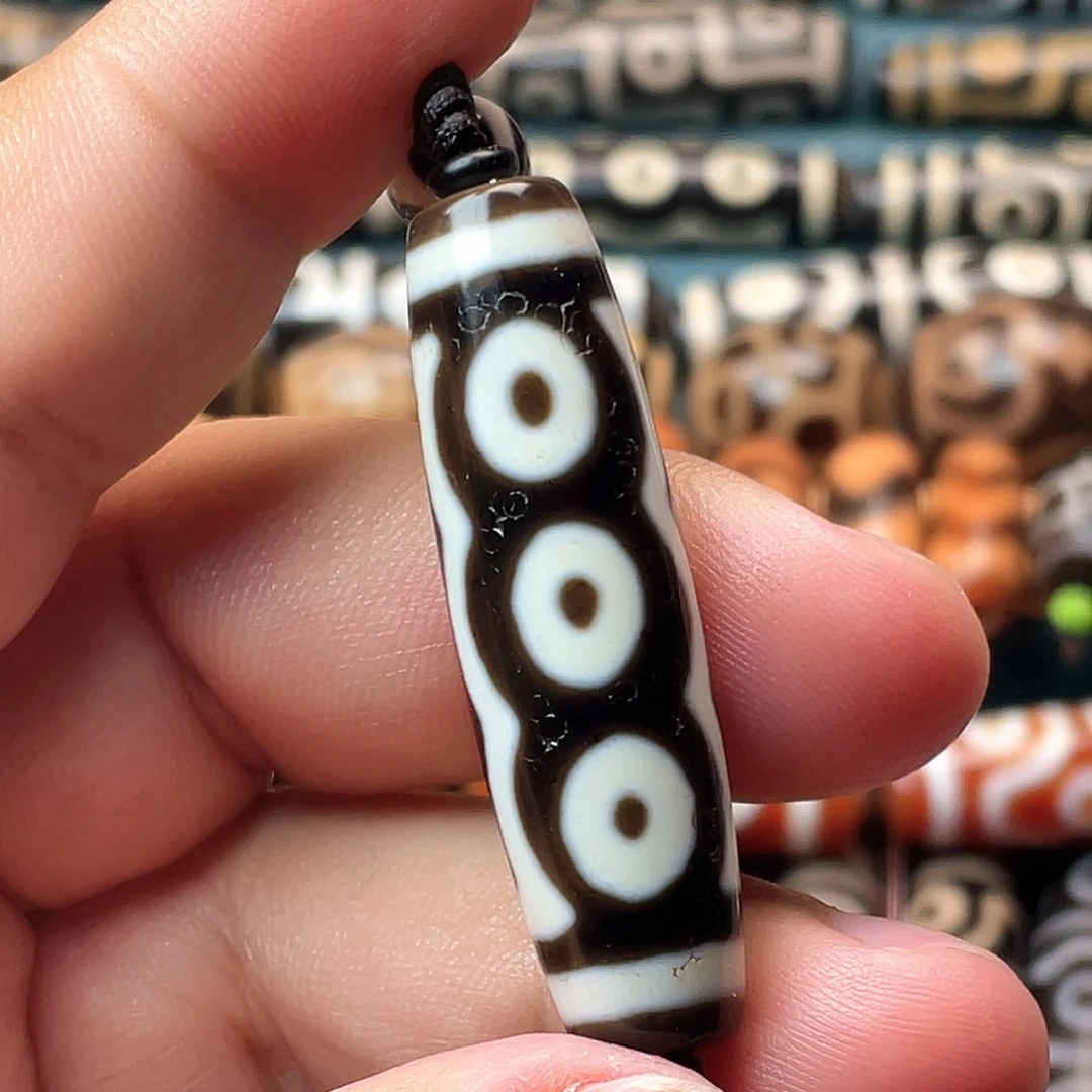 玛瑙/玉髓未镶嵌颈饰古法五眼