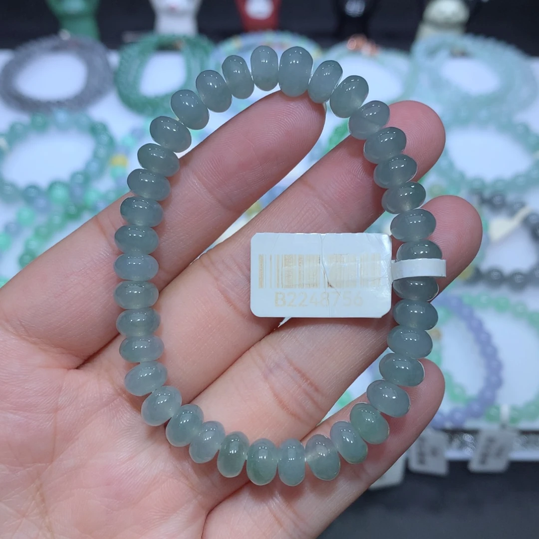 翡翠未镶嵌手串天然