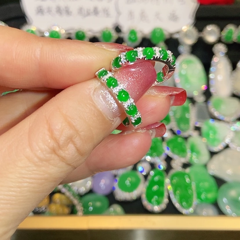 【闪购商品】未镶嵌翡翠耳饰天然翡翠