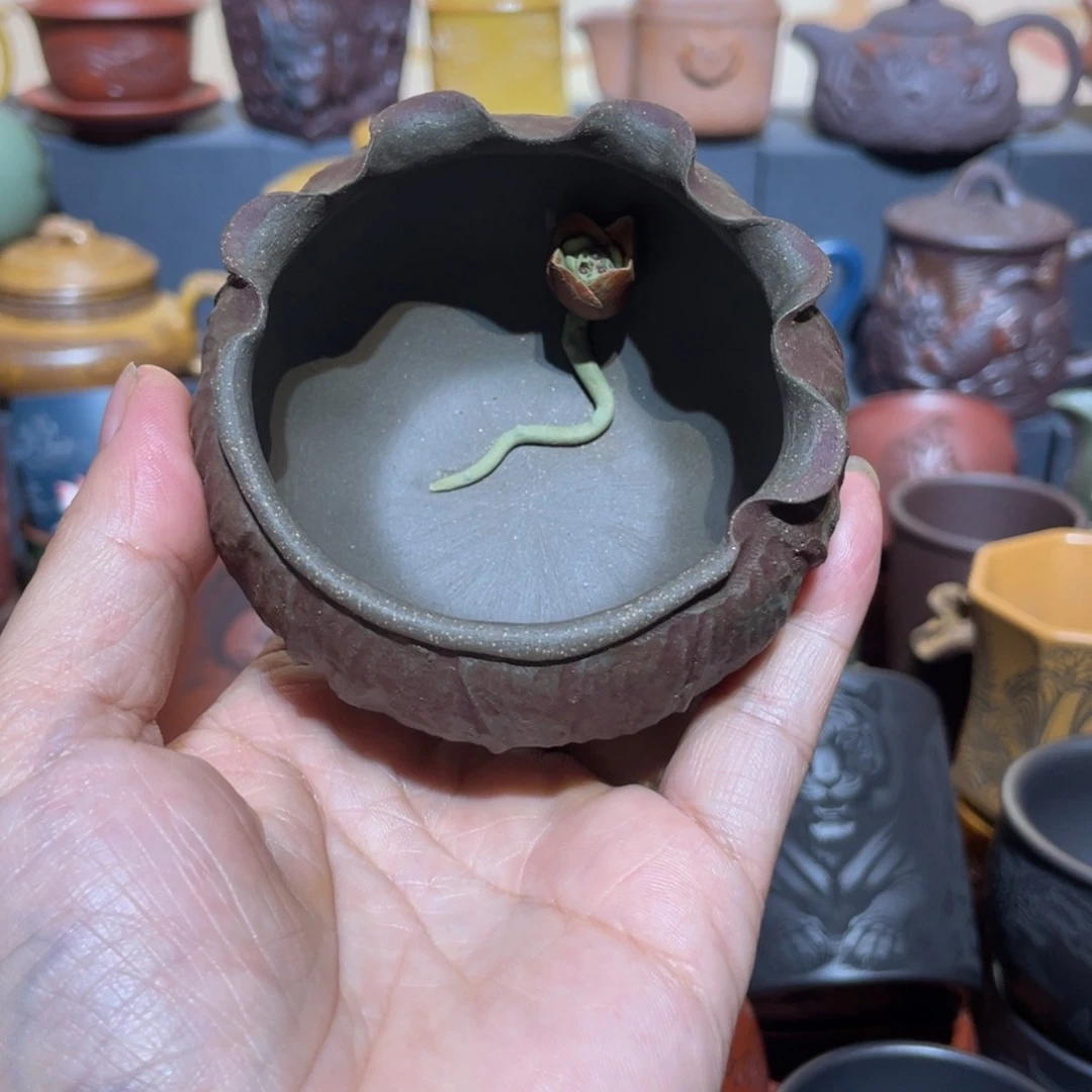 原矿紫砂手工主人杯
