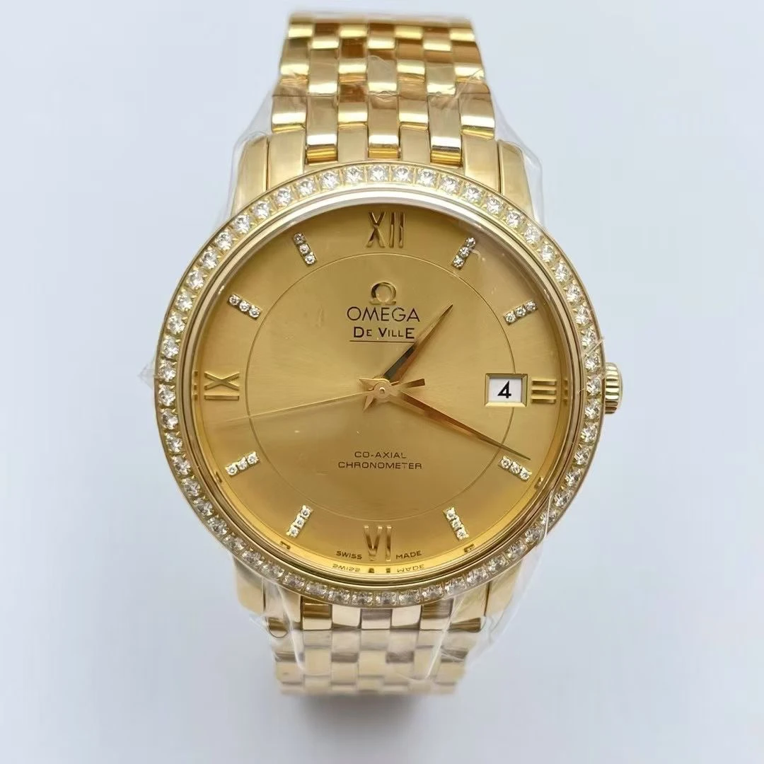 未使用 Omega/欧米茄 全金碟飞/23年全套/送礼品/36.8mm/18K金