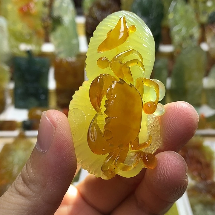 蛇纹石玉未镶嵌珠宝半成品