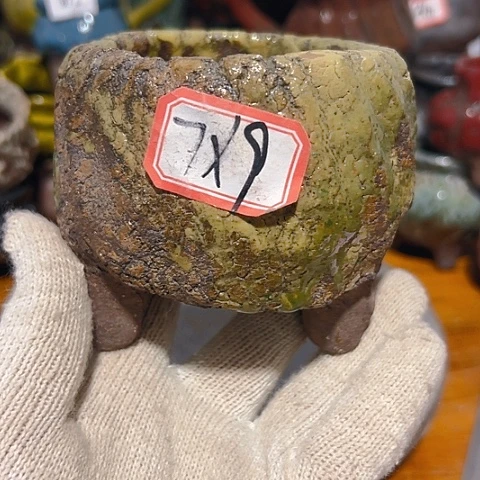 粗陶花盆手工花盆制作