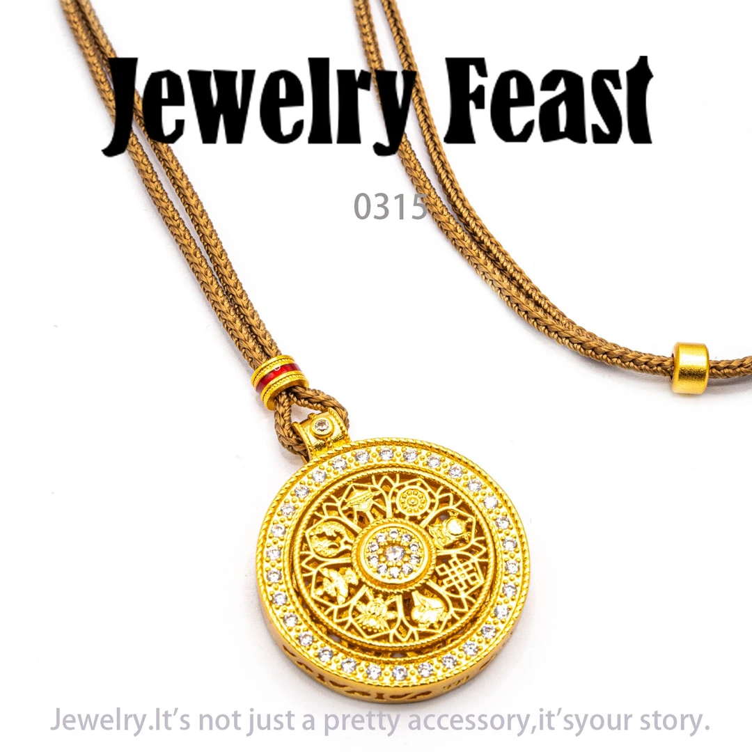 铜合金项链 JF时尚百搭轻奢设计师项链~0315