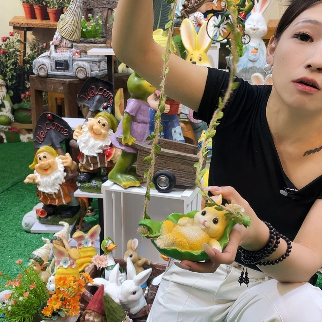 摆件花园摆件红红火火
