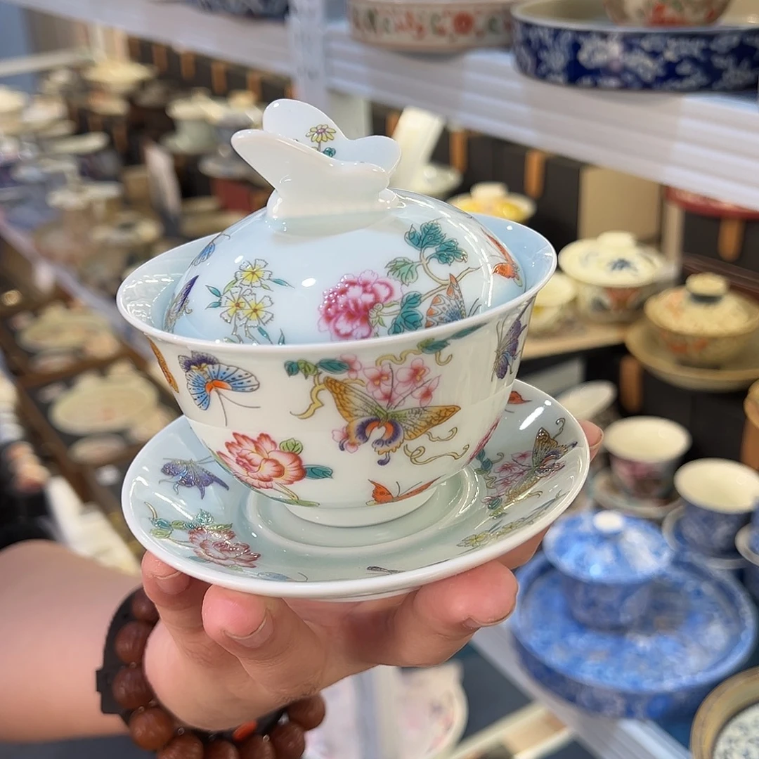 盖碗很漂亮我很喜欢