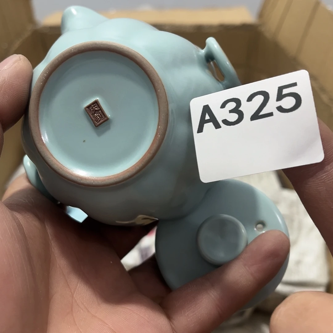 瓷片茶摆件工艺品摆件666