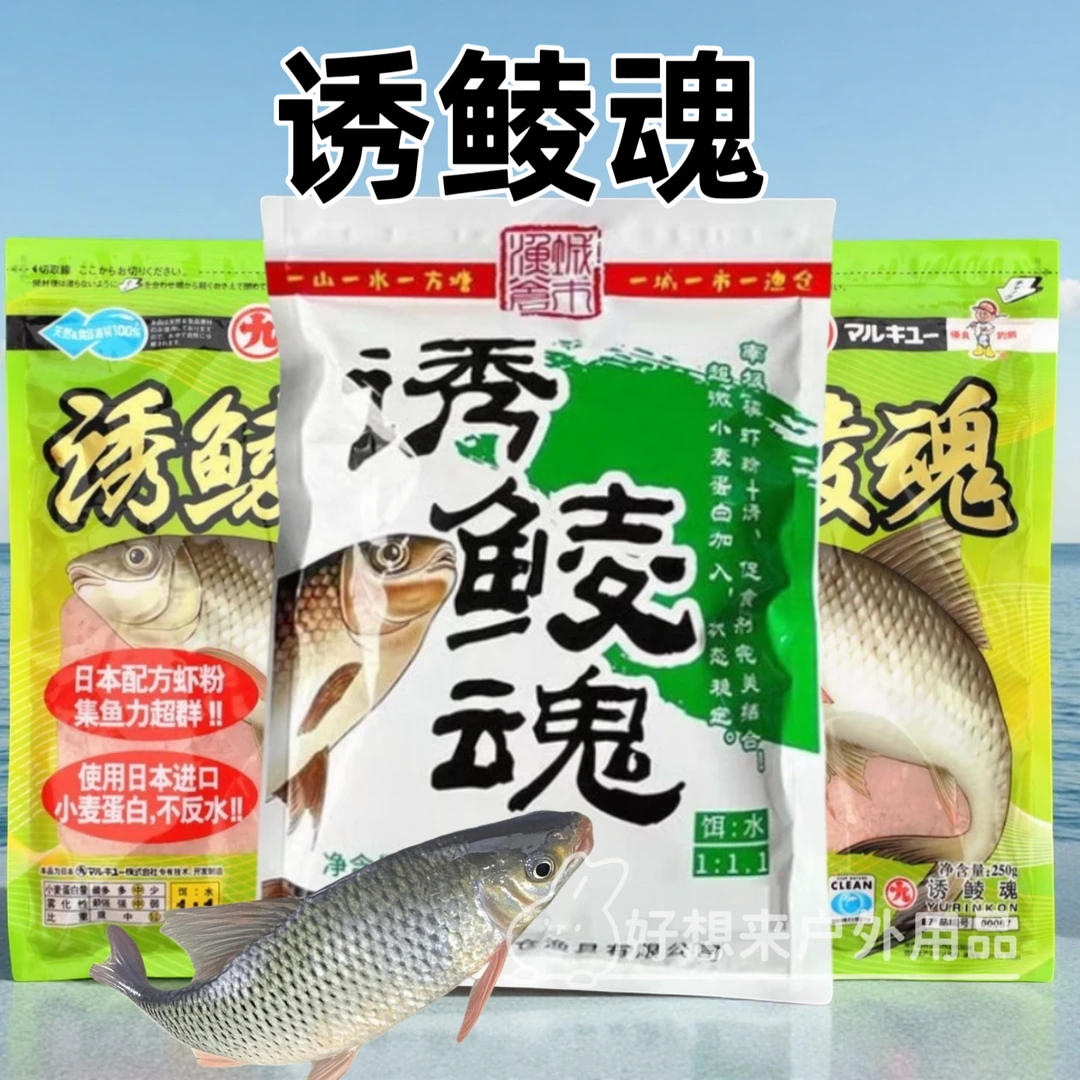 城市渔仓诱鲮魂鲮鱼专用鱼饵腥香配方适用于野钓黑坑钓土鲮红眼鱼