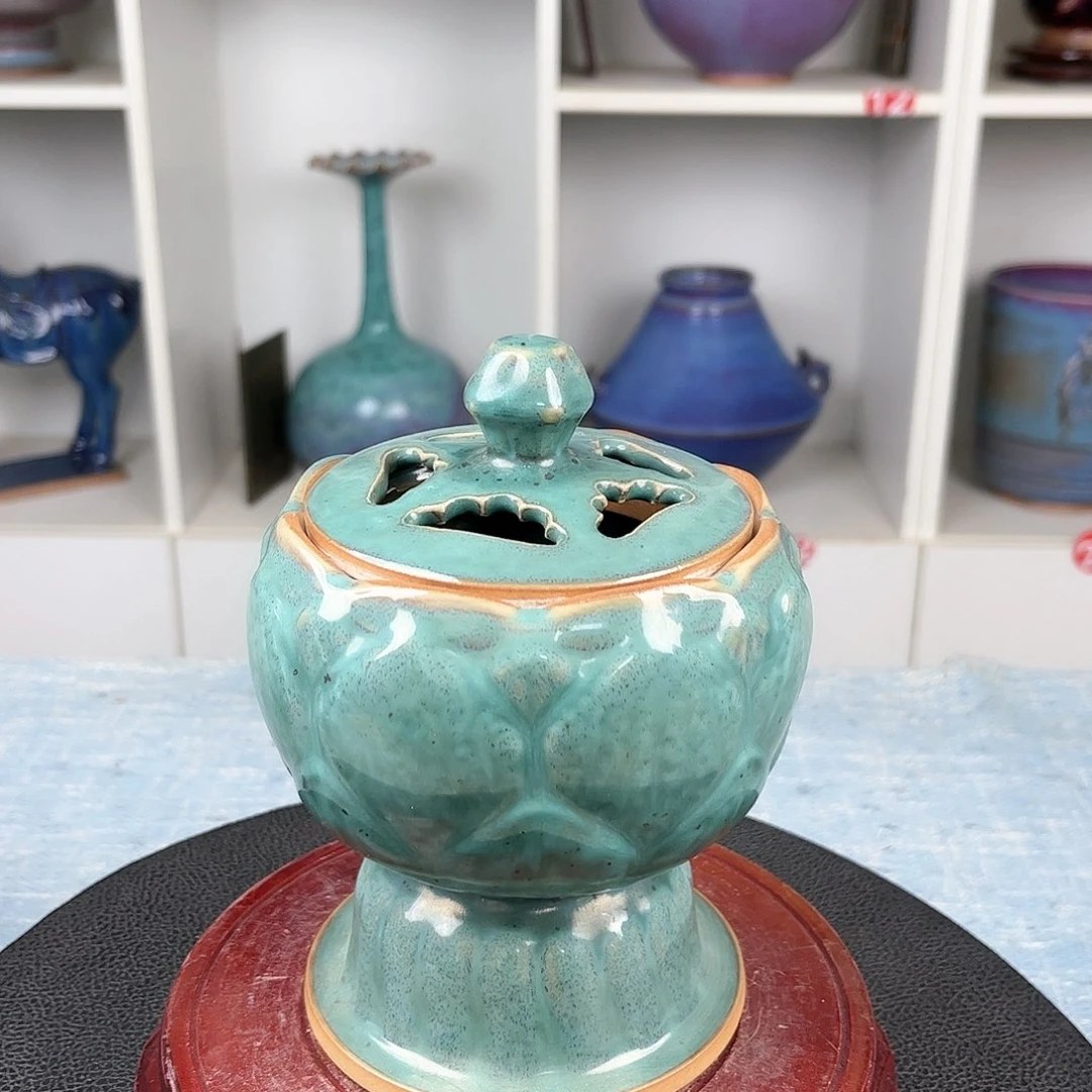 瓷片摆件……摆件熏香炉