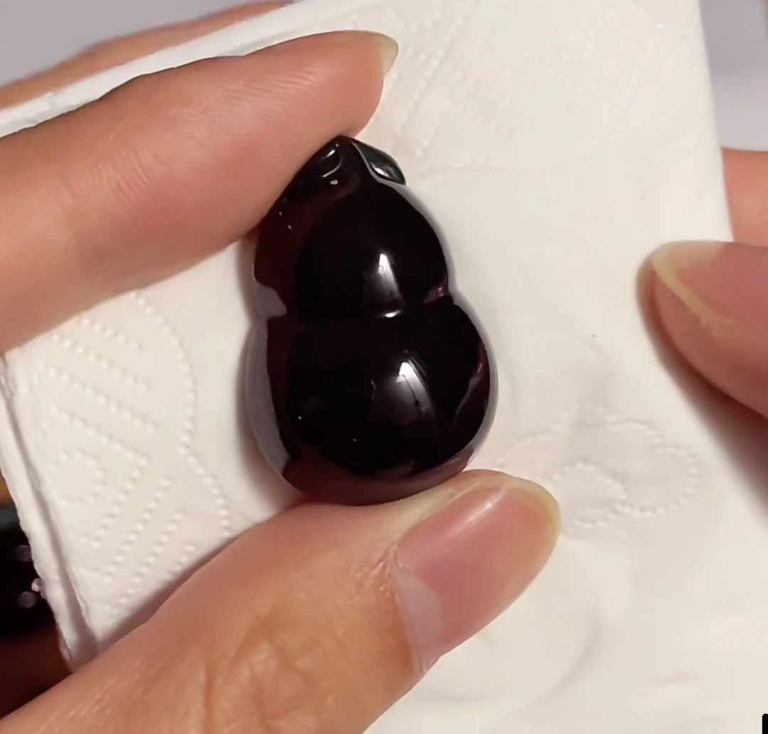 天然翡翠a货墨翠