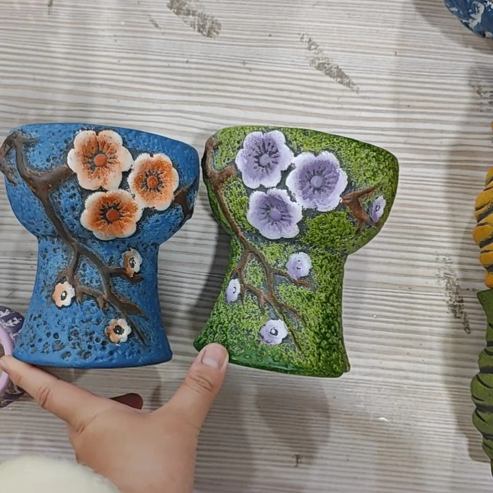 陶吸水透气的白陶花盆凑满12发货