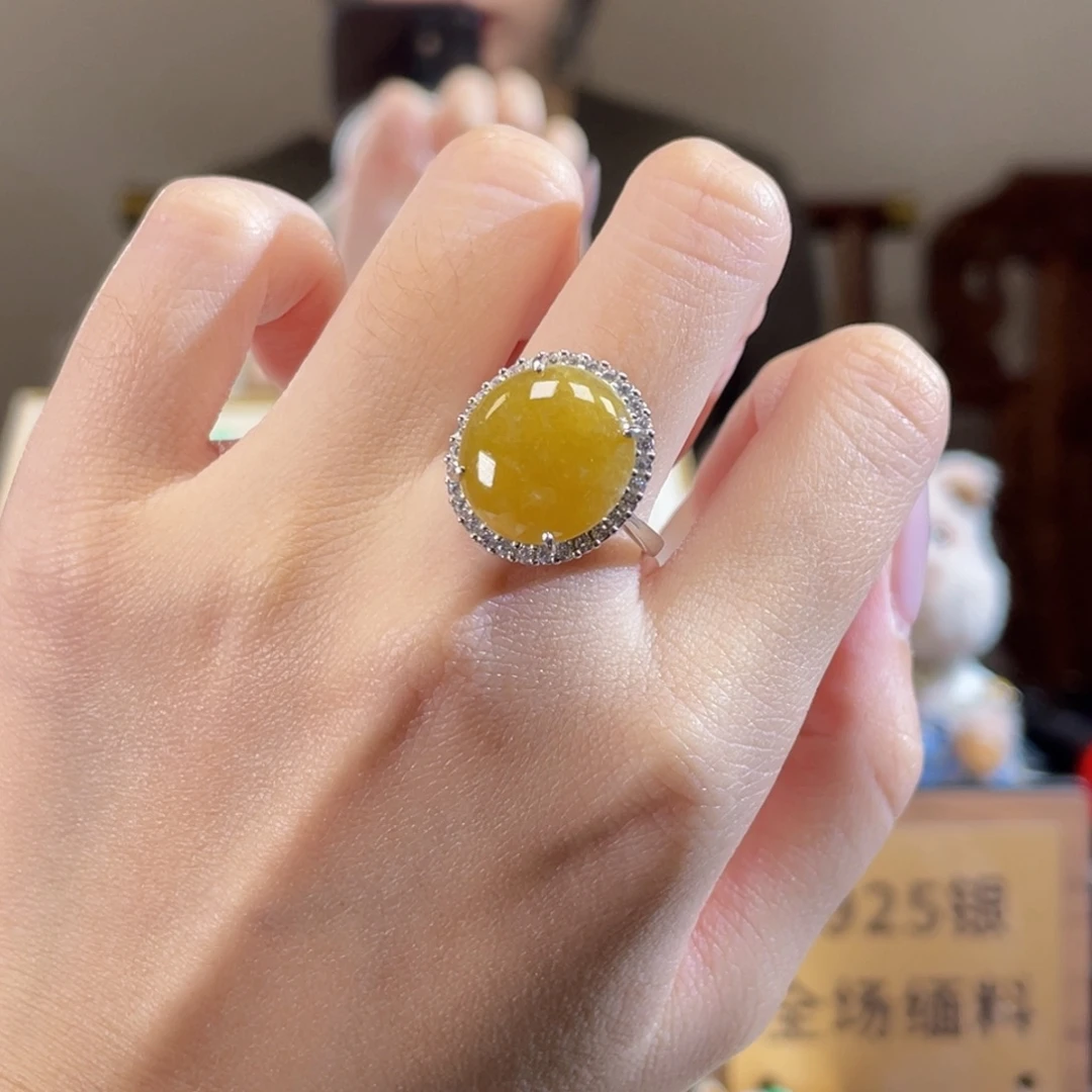 翡翠银S925镶嵌颈饰