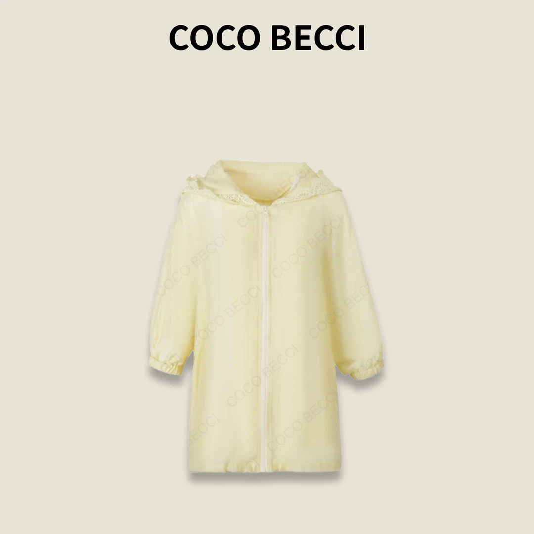 COCO BECCI 【夏日柠檬开衫】时尚百搭物理防晒外套CFXYSU14A0001