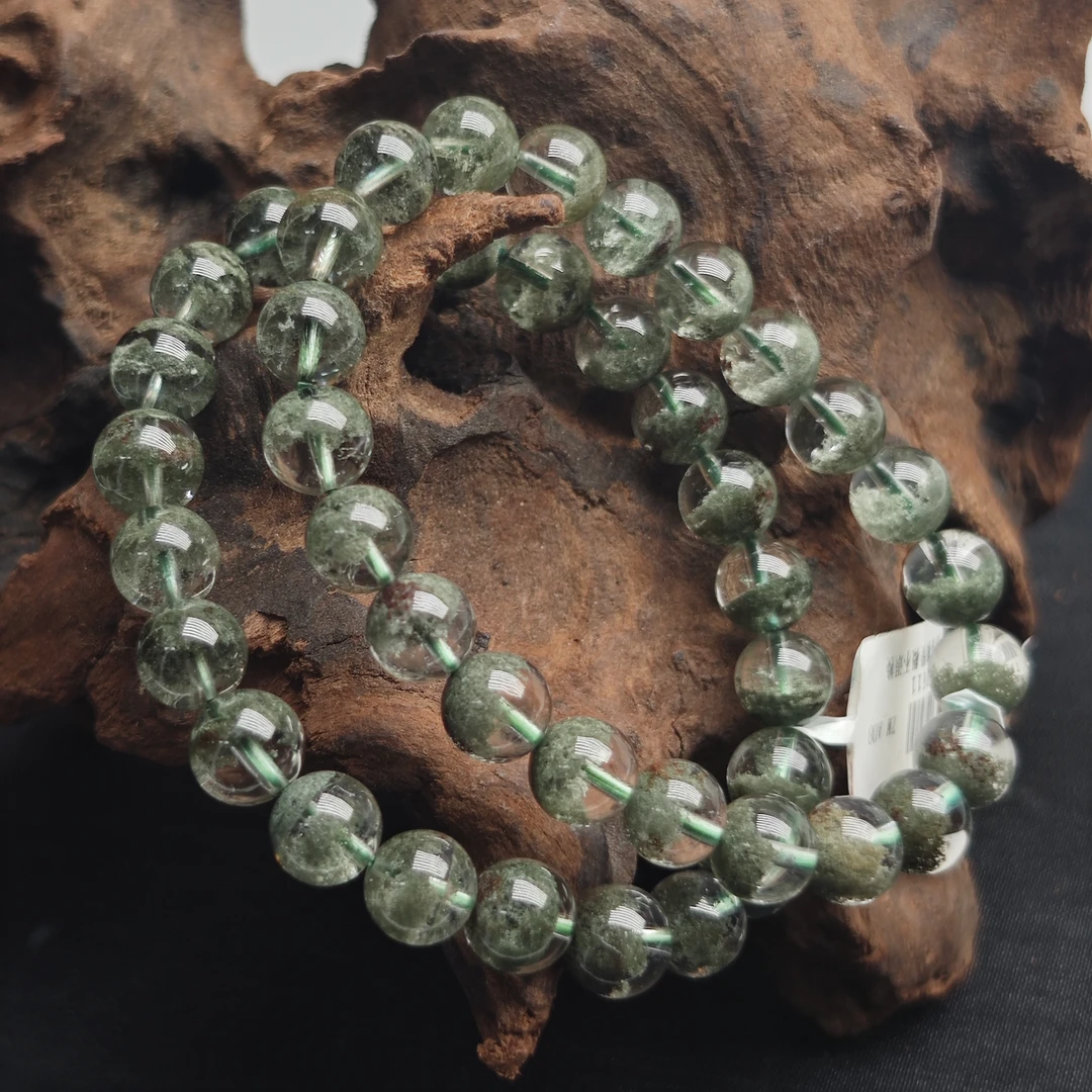 晶匠绿幽灵手串8mm+多样性发一 编号-M30611