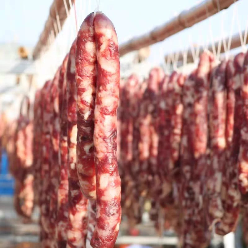 农家自制风干土猪腊肠