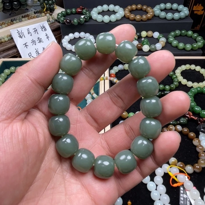 和田玉手串未镶嵌