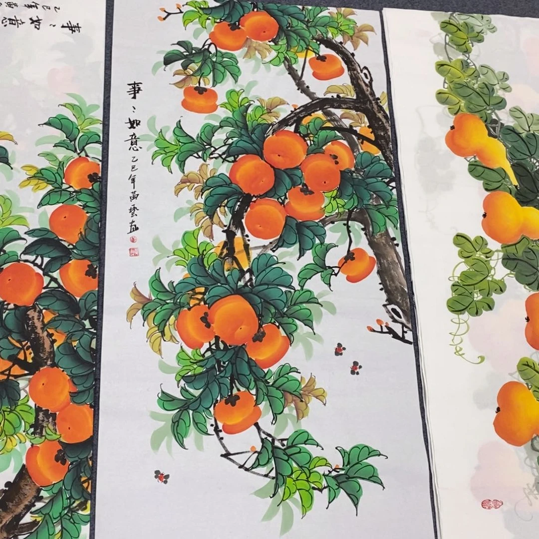 国画尺寸140✖️70四尺精品手绘画
