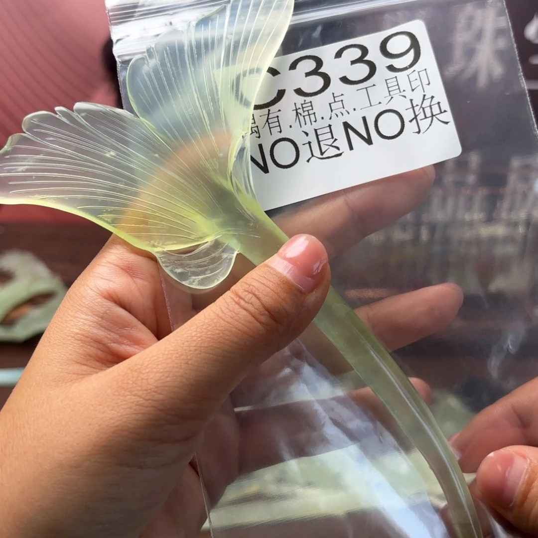 挽***月蛇纹石玉未镶嵌发饰