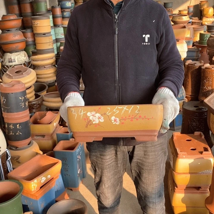 紫砂花盆紫砂花盆