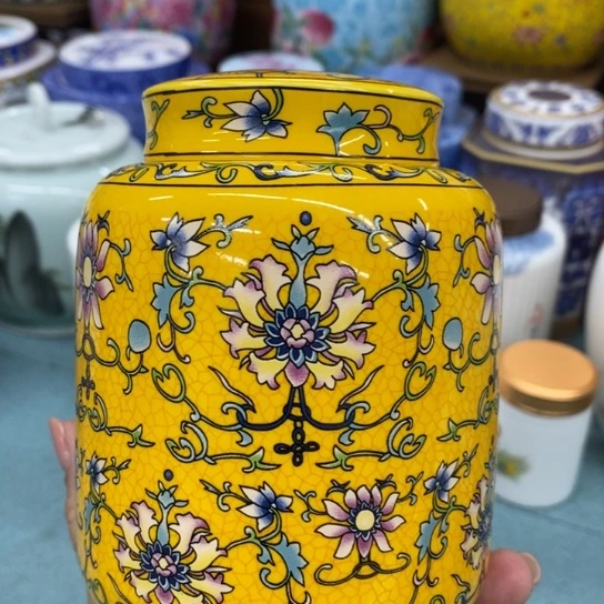 瓷片陶瓷密封罐茶叶罐