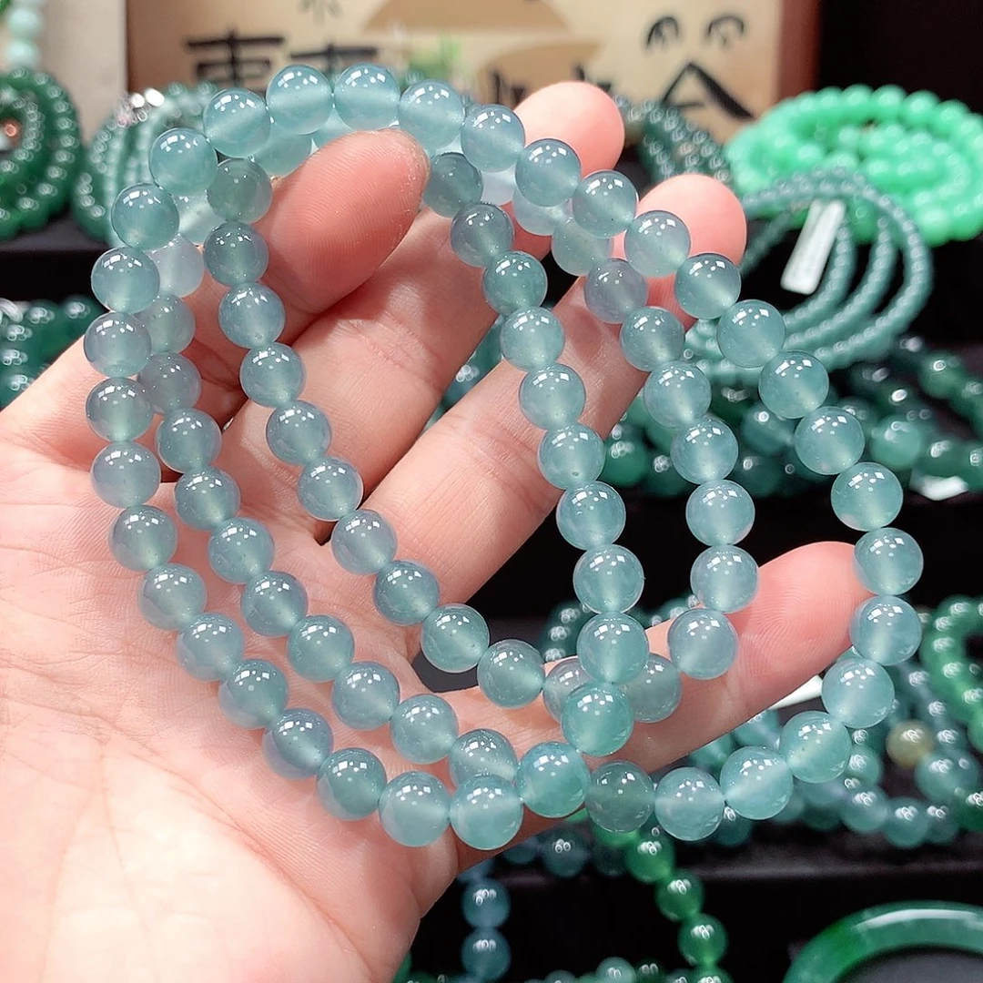 未镶嵌手链翡翠卡8