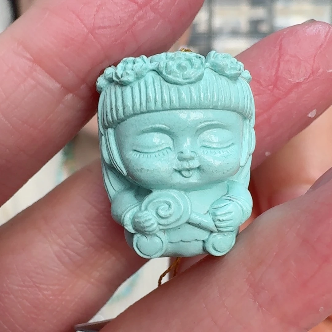 绿松石珠宝奇石未镶嵌