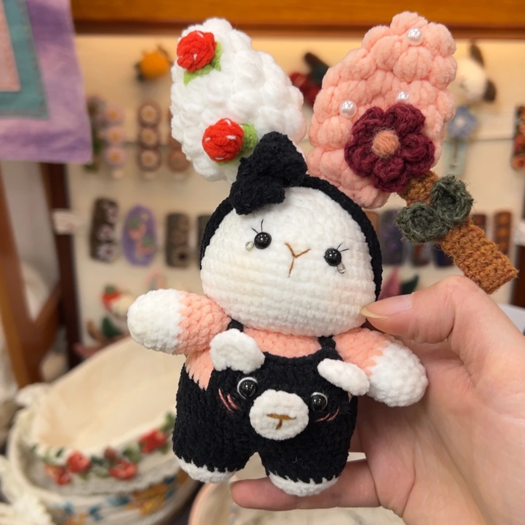 塑料钩织刺绣手工包包玩偶居家用品