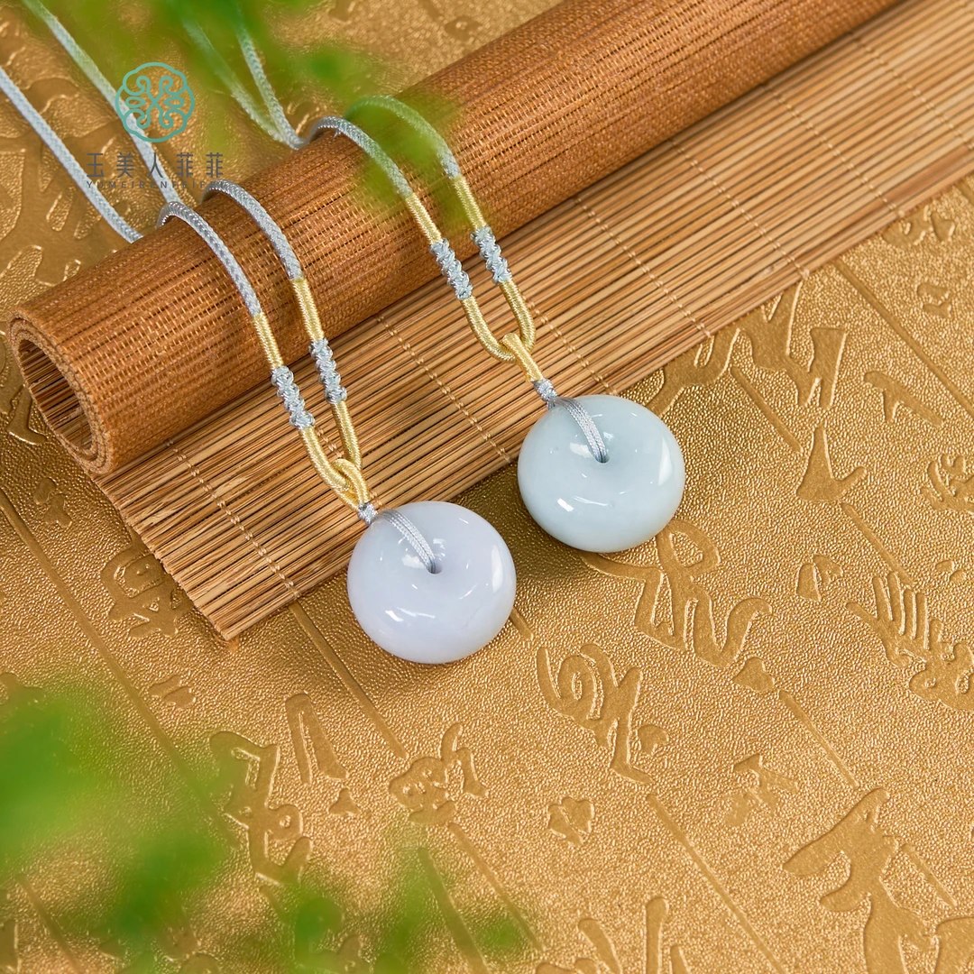 石惑珠宝*翡翠吊坠约22mm-多样性发一