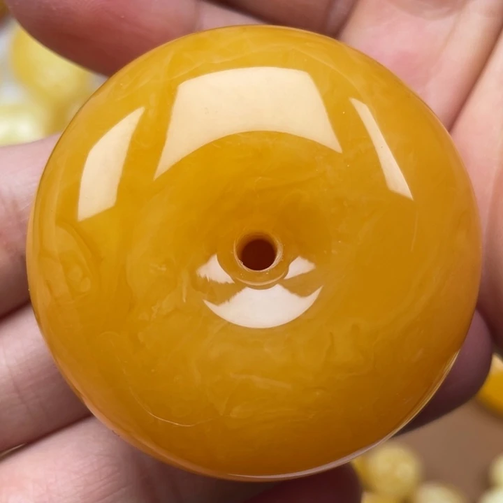 裸石蜜蜡未镶嵌蜜蜡平安扣重37