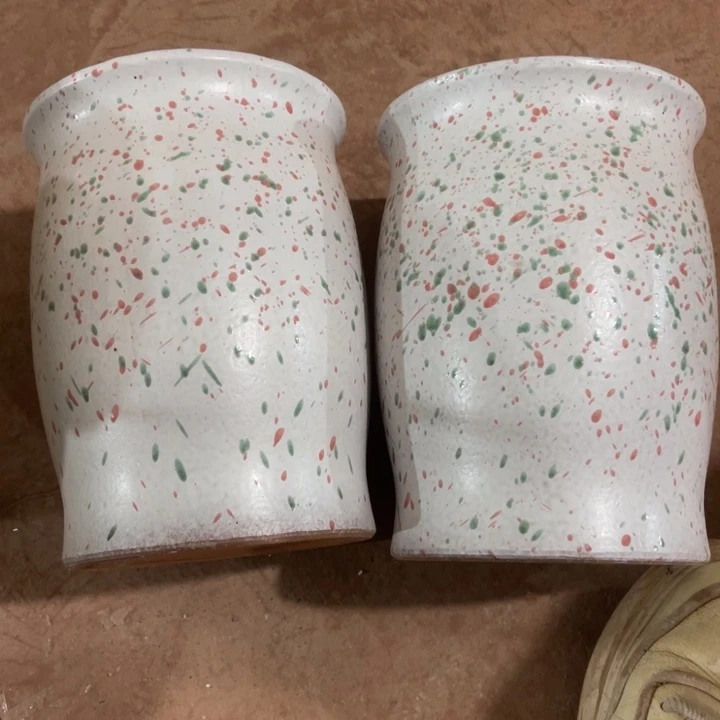 紫砂花盆口径18高度24两只正品