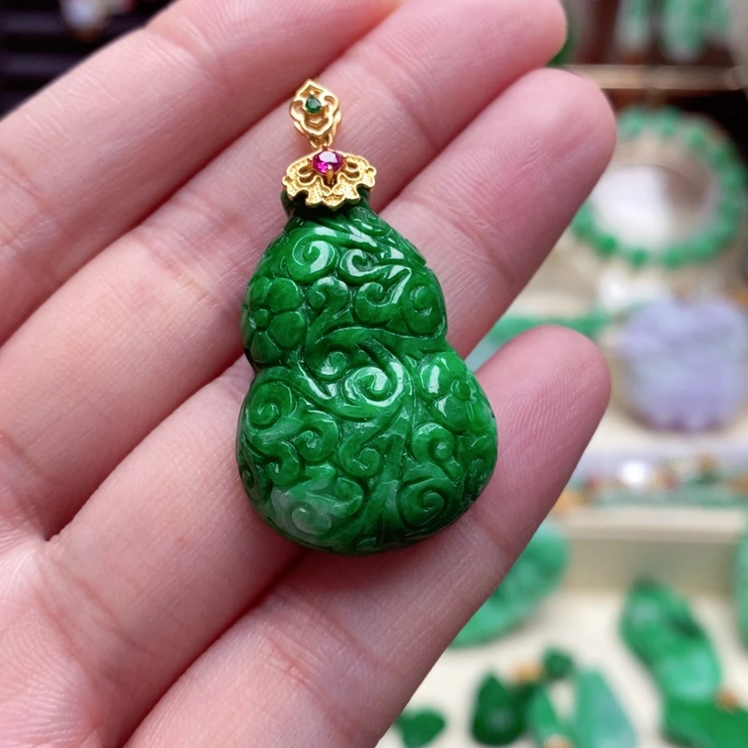 颈饰未镶嵌翡翠翡翠吊坠