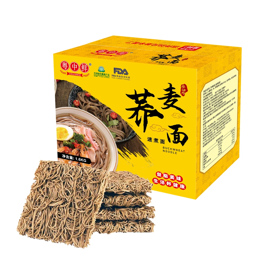 粤中鲜荞麦面非油炸速煮面（多仓发货）