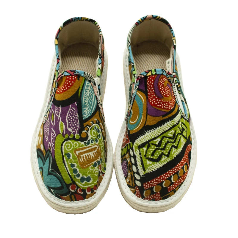 腰果布仆绣艺老北京布鞋手工千层底男女同款春夏秋款新小花透气