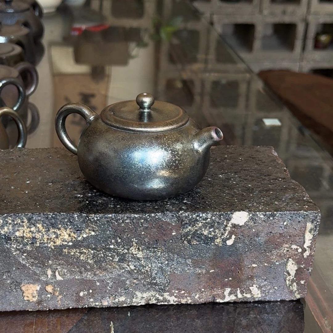 建水紫陶紫泥柴烧茶具微瑕