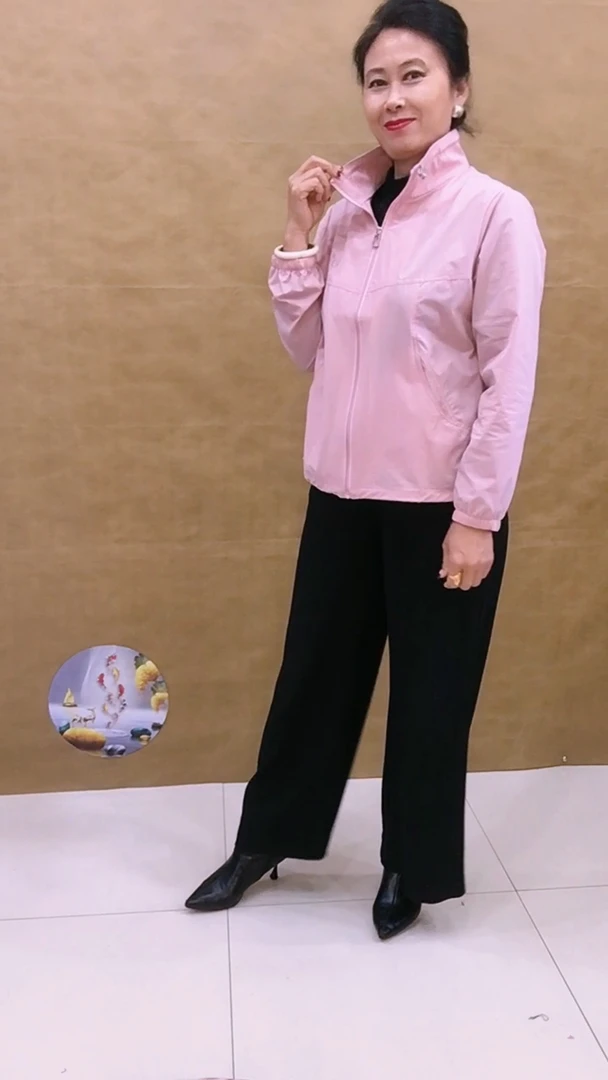 春季新款平方领外套