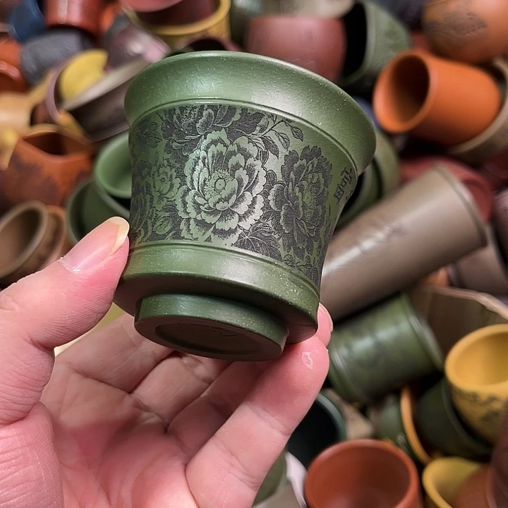 紫砂茶杯全手工紫砂主人杯