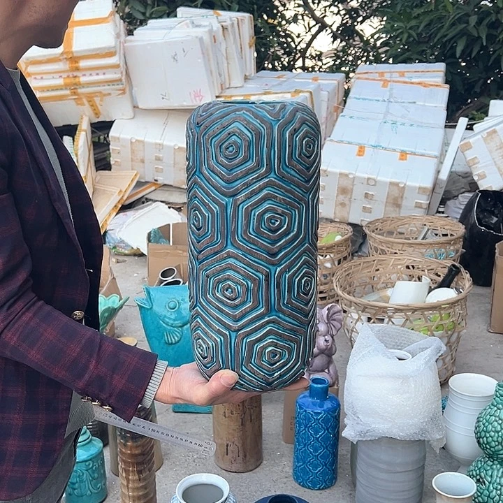 瓶高度35厘米口径7.5厘米微瑕捡漏