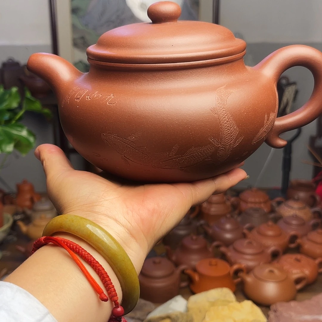 静***待壶紫砂原矿底槽清仿古大新粉福利价