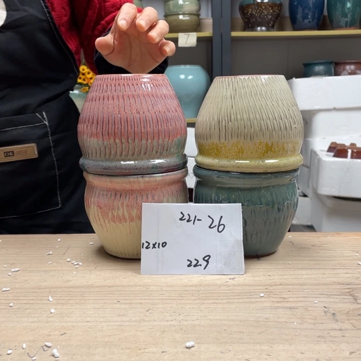 紫砂花盆多肉花盆微瑕26