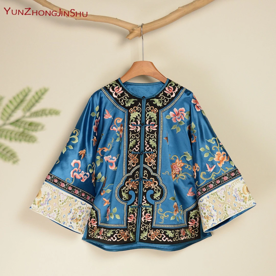 贵夫人！【云中锦书-新国潮系列】改良版国风太太服古法刺绣气质外套