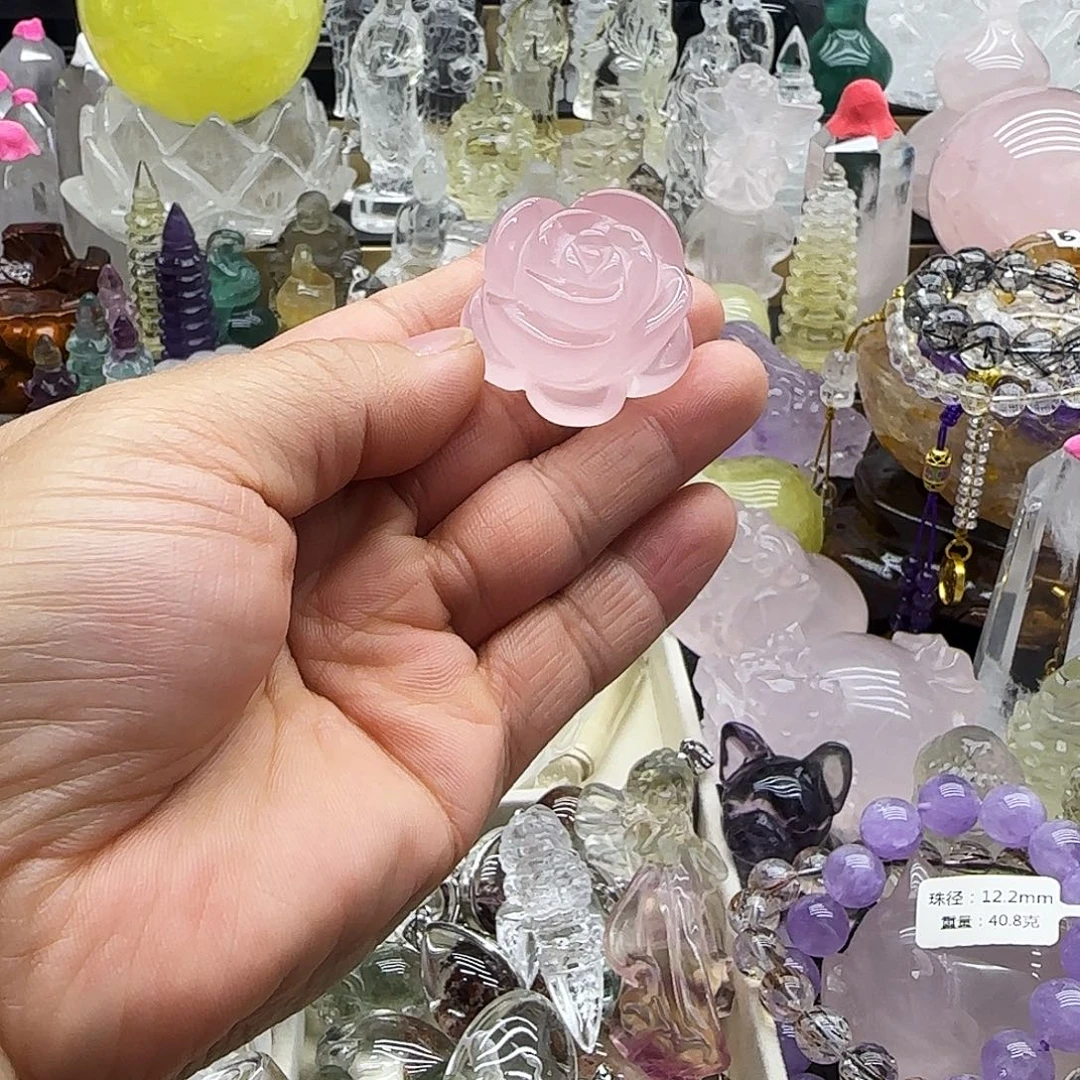 水晶车挂未镶嵌摆件