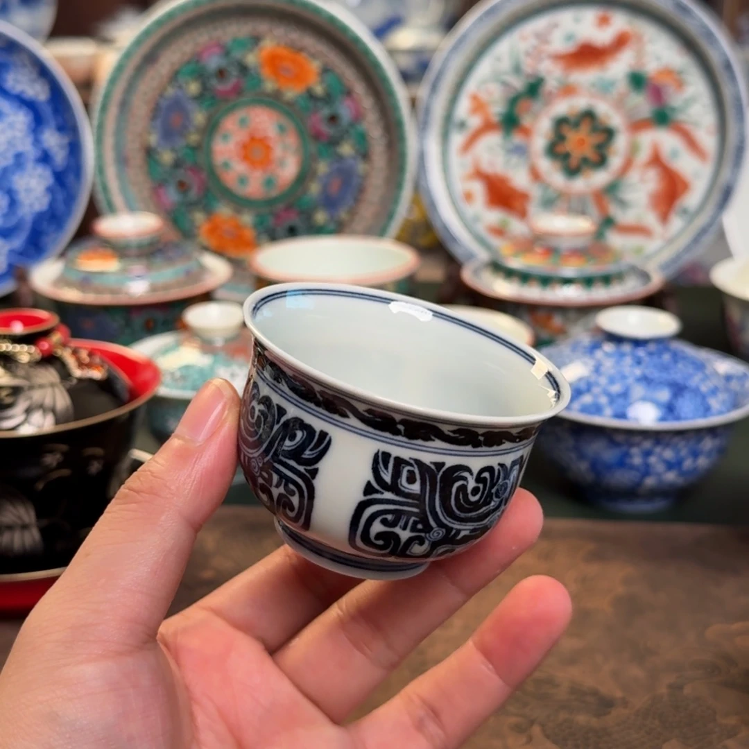 纯手工手绘陶瓷茶具