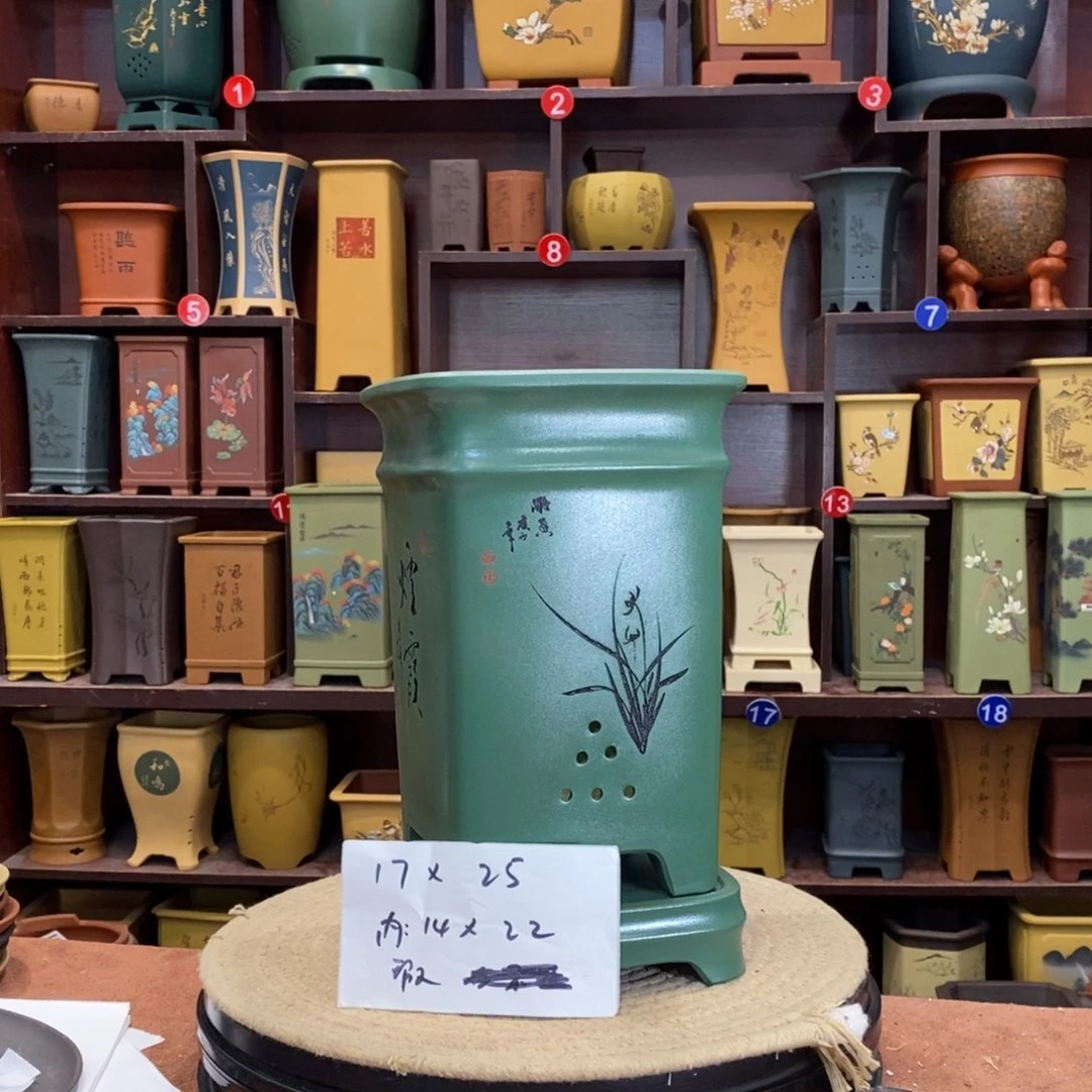 紫砂花盆啊*紫砂花盆