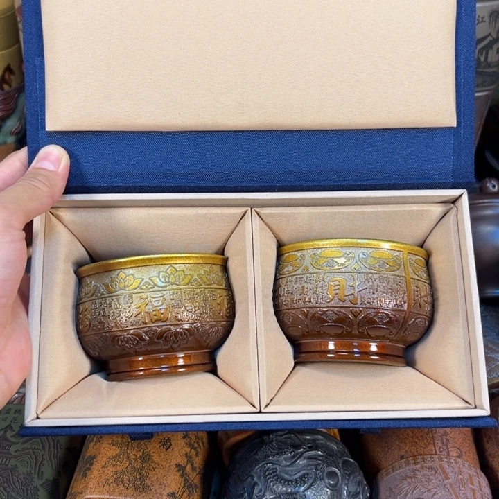 茶杯紫砂宜兴紫砂杯子