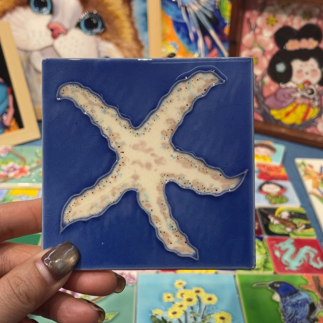 陶瓷10*10茶杯垫