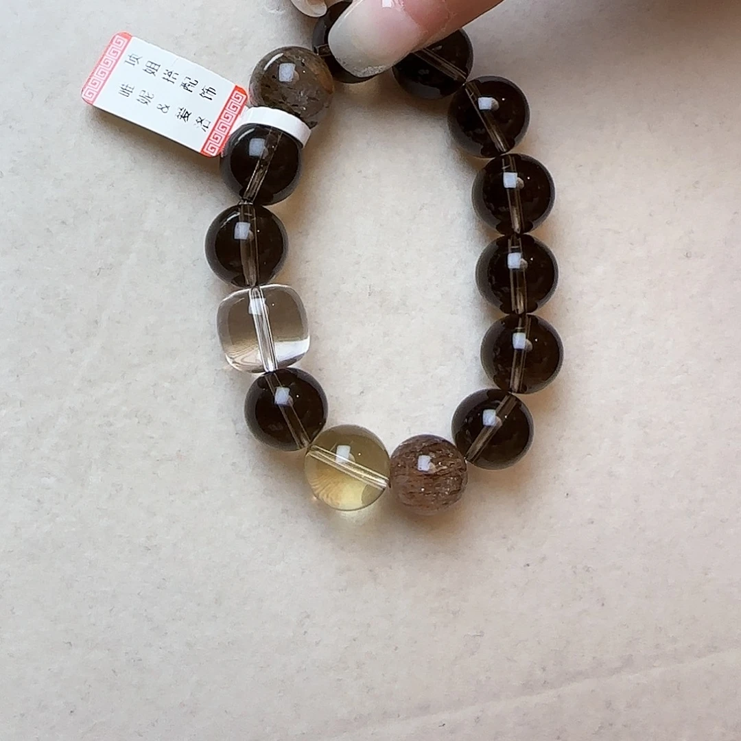 水晶手链未镶嵌娇*?大气上档次